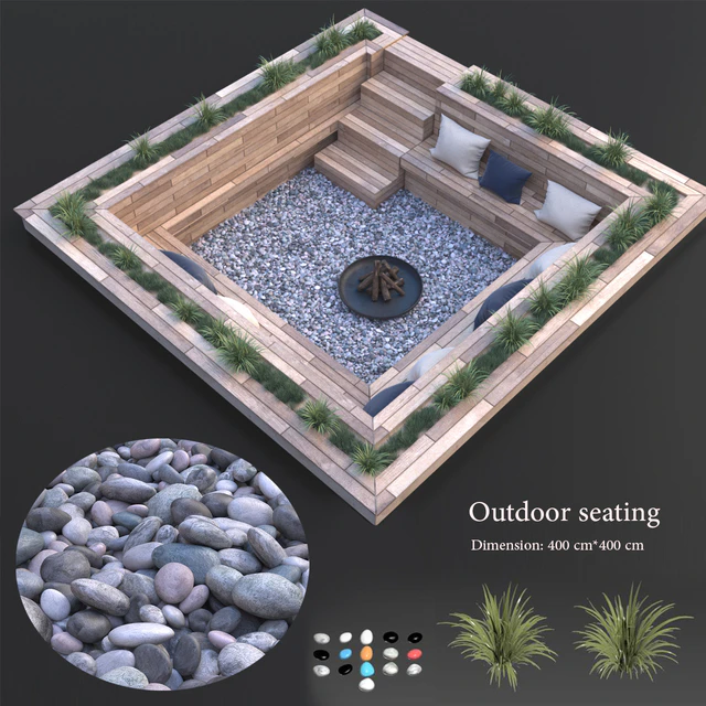 Outdoor seating — Скачать