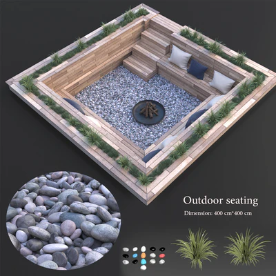 Outdoor seating — Вид 1
