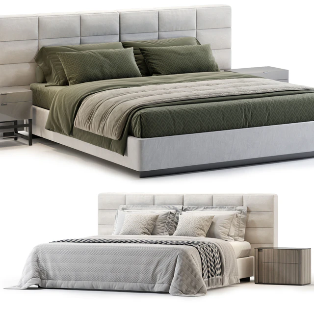 Minotti Lawrence Bed NO.2 — Скачать