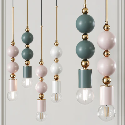Подвесной светильник Beaded Pendant Lamp Spheres — Вид 3