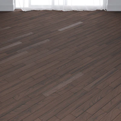 Ebony Oak Wood Parquet Floor in 3 types — Ver 2