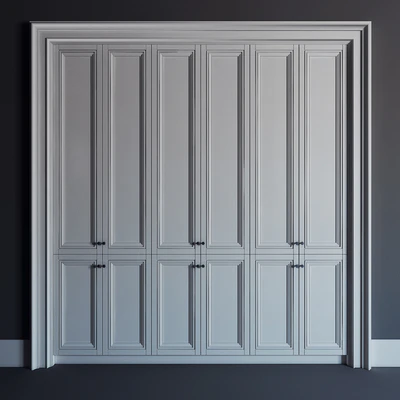 Built-in closet 02 \ fitted wardrobe 02 — Ver 1