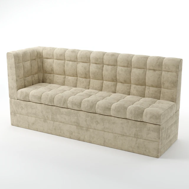 Sofa kitchen corner Breeze velveteen green and beige — Descargar