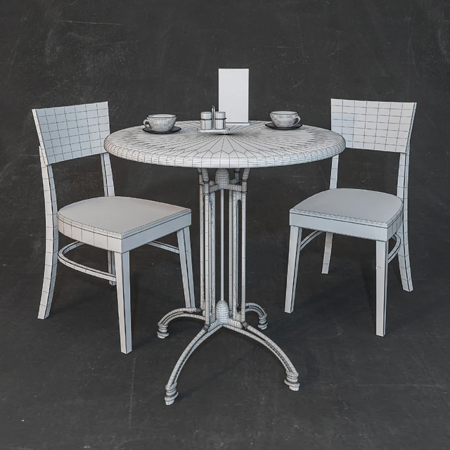 Furniture for cafe "Chocolate" — Descargar