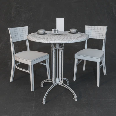 Furniture for cafe "Chocolate" — Ver 2