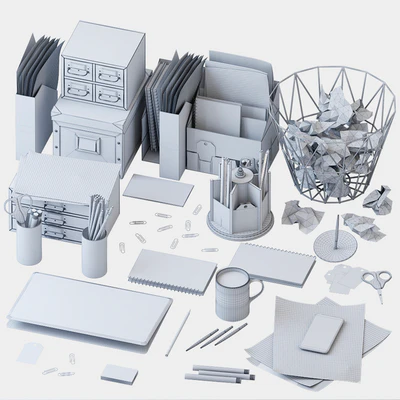 Office Supplies Set — Ver 3
