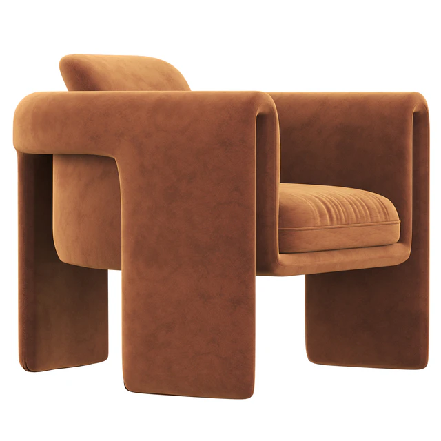 Floria Velvet Chair — Descargar