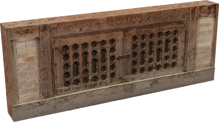 modular wooden base wall 002 — Скачать