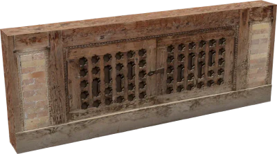 modular wooden base wall 002 — Скачать