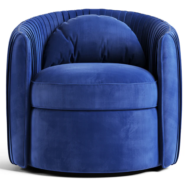 Fantasia Indigo Swivel Armchair — Descargar