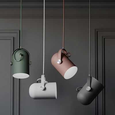 Warmly - Modern Nordic Angled Drop Lights - 7 Colors — Вид 3