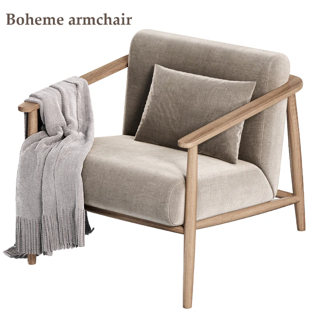 Boheme armchair by polyandbark — Descargar