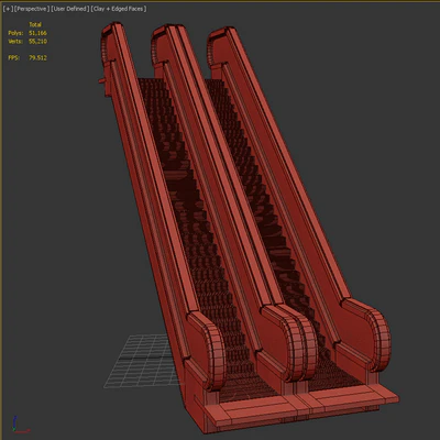 Animated & Flexible Escalator — Вид 2