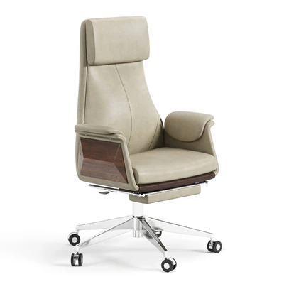 Back Adjustable Swivel Black Executive Chair — Ver 2