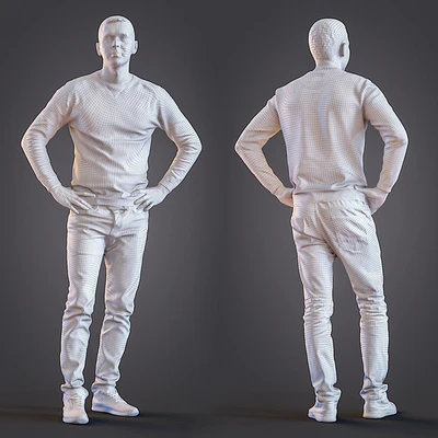 3d scan man 6 — Вид 2