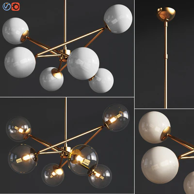 Turenne Large Dynamic Chandelier Circalighting — Ver 3
