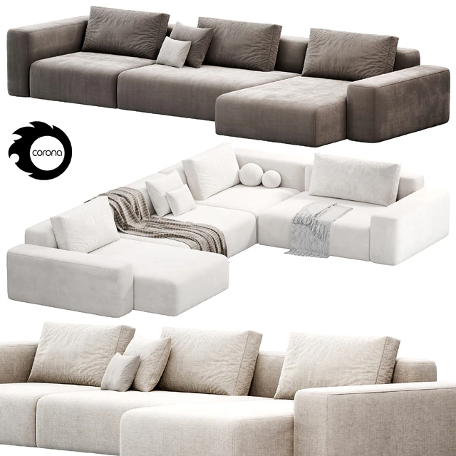 FLAVIO Adriana Sofa by LINIA CONTEMPO, sofas — Descargar
