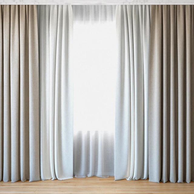 Curtains 46 | Curtains with Tulle — Скачать