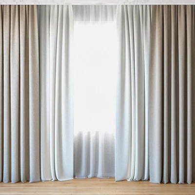 Curtains 46 | Curtains with Tulle — Вид 1