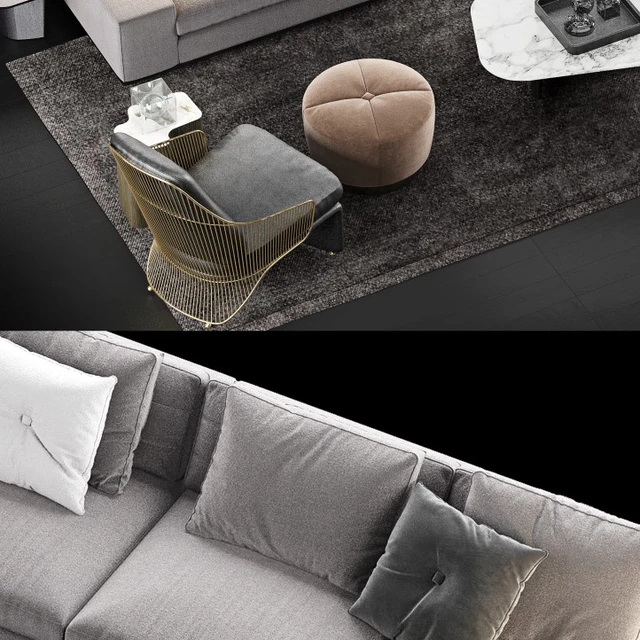 Minotti Lawrence Sofa — Скачать