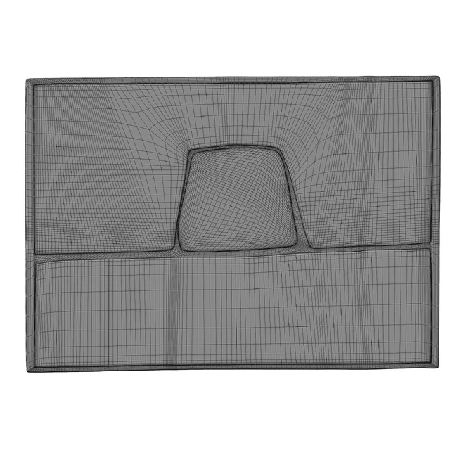CC-Tapis Cut Out Monocromo Linen Rug — Descargar