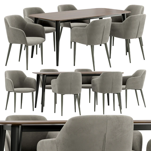 Cecilia dining chair and Sevilla table — Descargar