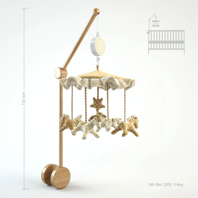 Musical mobile to the cot — Ver 1