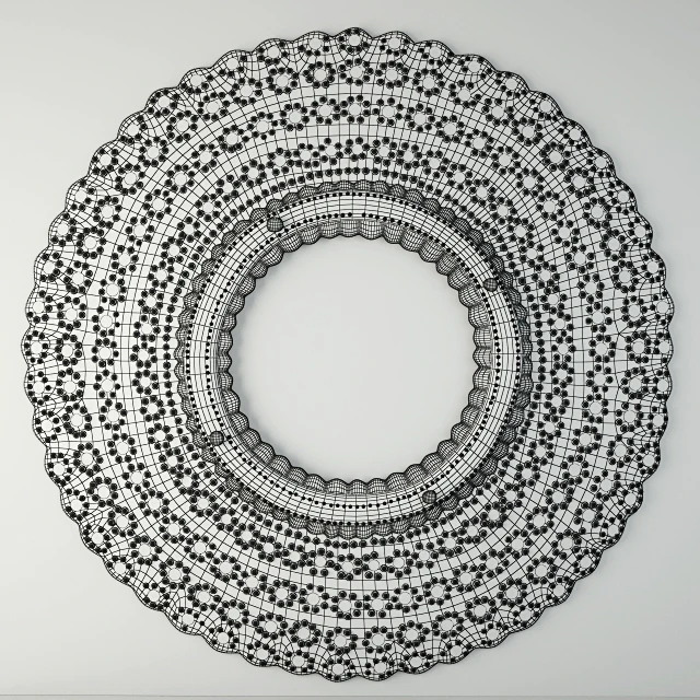 Round Peacock Mirror — Скачать