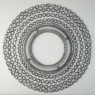 Round Peacock Mirror — Вид 2