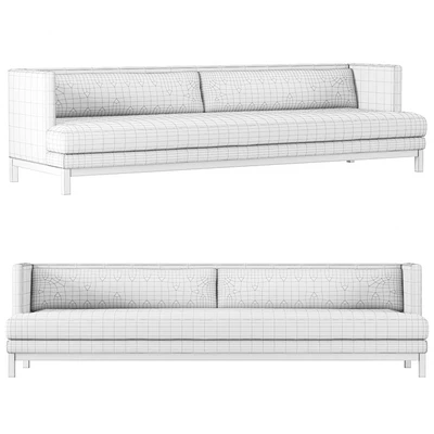 CB2 Brava Houndstooth Sofa — Вид 2