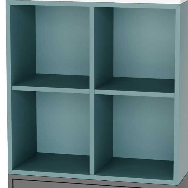 Combined cabinet with legs 70x35x212 cm EKET — Descargar