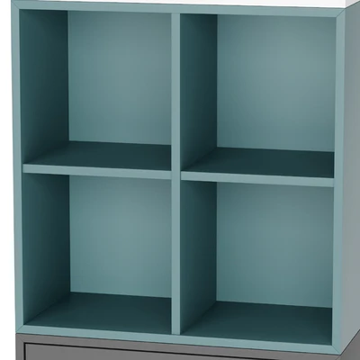 Combined cabinet with legs 70x35x212 cm EKET — Ver 2