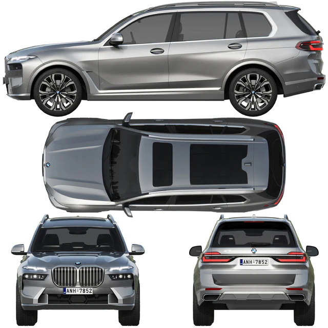 BMW X7 2023 — Скачать