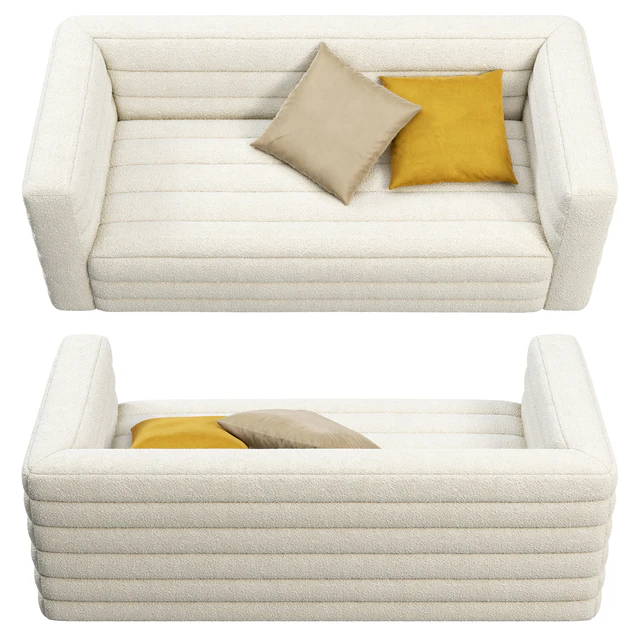 CB2 Strato Boucle Sofa — Descargar