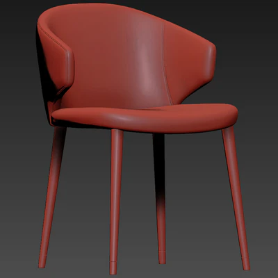 Volante Dining Chair With Arm Beige Eichholtz — Вид 3