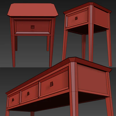 Консоль/ комод и тумба. The Werby Ellington. dresser nightstand. — Вид 2