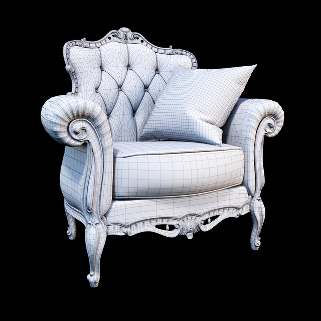 Armchair Angelo Cappellini AUSTEN — Descargar