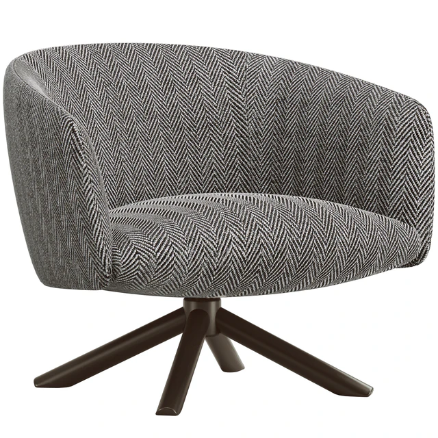 Gallotti & Radice Livre Swivel Armchair — Descargar