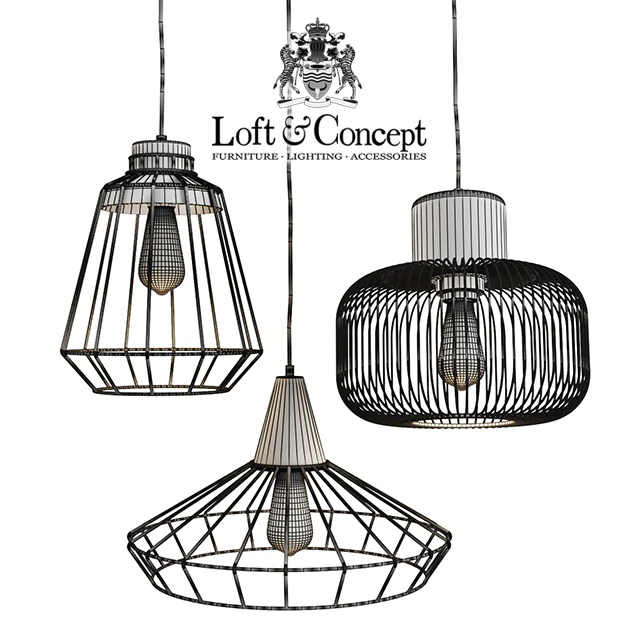 Wooden Suspended Fixture — Descargar