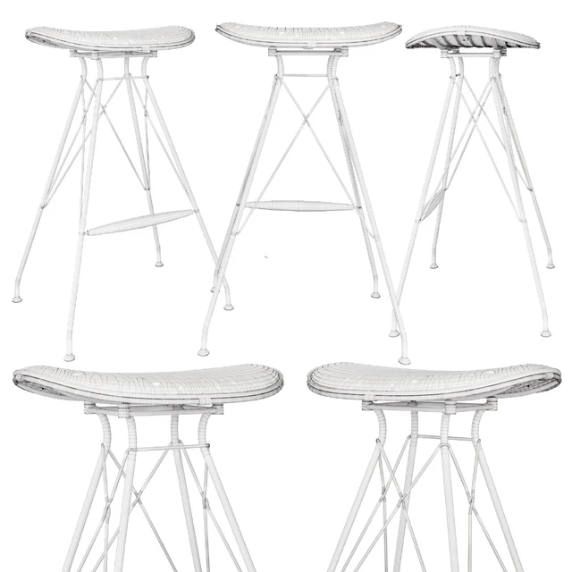 Wire Bar Stool by Overgaard & Dyrman — Скачать