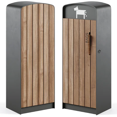 Litter bin and litter bin for dog waste Prax by mmcite — Ver 2