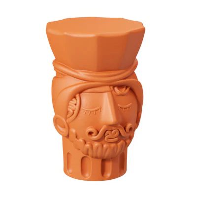 terracotta testa di moro man stool by seletti — download