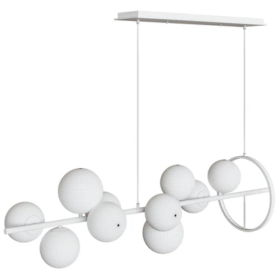 Pendant lamp Modern 10-Light Chandelier — Ver 2