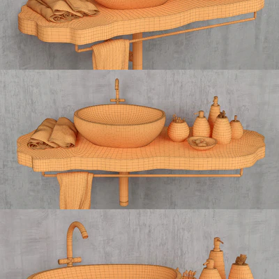 Stone Washbasin No. 7 — Ver 2