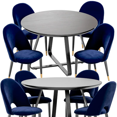 Iris dining chair and Toronto table — Ver 2