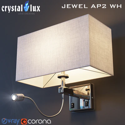 Crystal Lux JEWEL AP2 WH — Ver 1