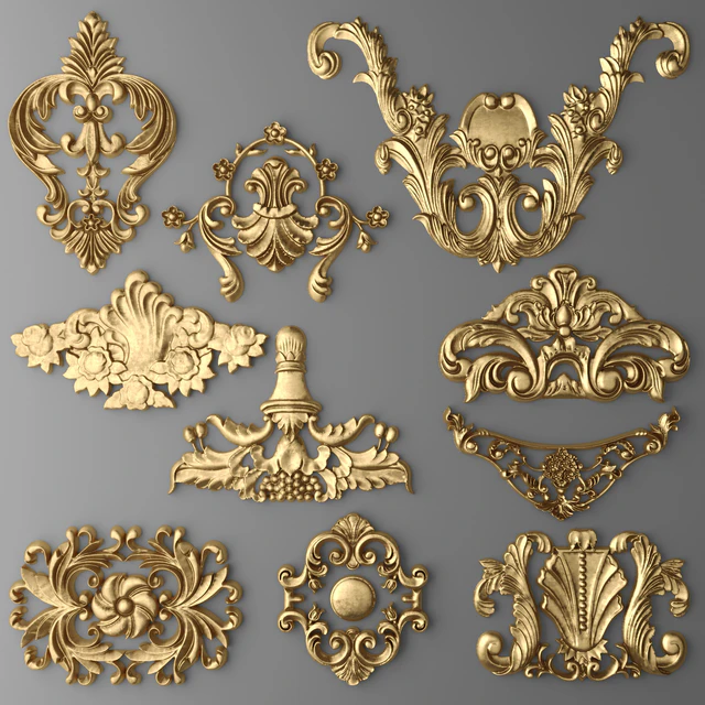 Set stucco decoration — Descargar