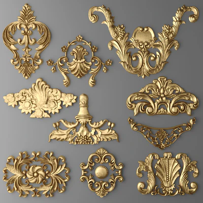 Set stucco decoration — Ver 4