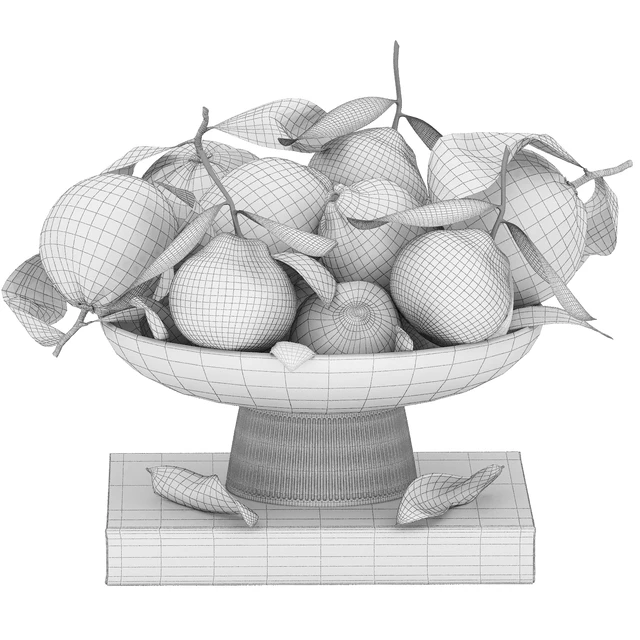 bowl of lemon mandarin and orange — Descargar