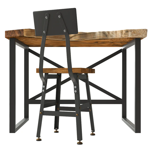 Slab table and chair — Descargar